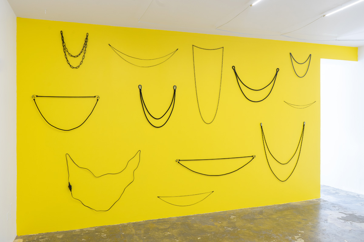 Elsa Werth, Blind Smile, 2021, installation view_10